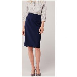 Spódnica Leto niebieska – wełna Loro Piana 32 niebieski. Niebieskie spódniczki damskie Marie Zélie, na co dzień, s, w paski, z elastanu, eleganckie, ołówkowe. Za 497,00 zł.