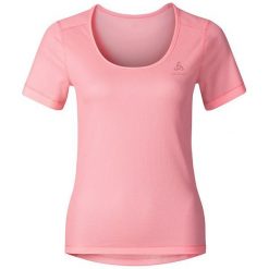 Odlo Koszulka tech. Odlo Shirt s/s crew neck CUBIC TREND - 140481 - 140481S. Różowe topy sportowe damskie marki Odlo, s. Za 149,95 zł.