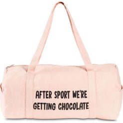 Torebka bonprix dymny różowy. Różowe buty sportowe damskie bonprix, w paski, sportowe, na ramię, bez dodatków. Za 59,99 zł.