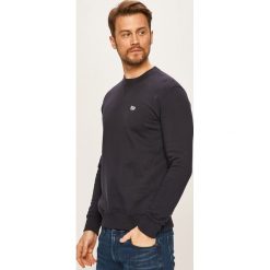 Lee - Bluza. Niebieskie bluzy męskie Lee, s, bez wzorów, z bawełny, z okrągłym kołnierzem, bez rękawów, bez kaptura. Za 219,90 zł.