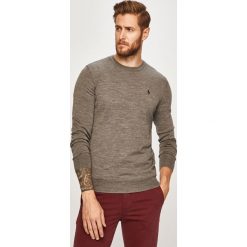Polo Ralph Lauren - Sweter. Szare swetry męskie Polo Ralph Lauren, xl, bez wzorów, z wełny, z okrągłym kołnierzem, bez kaptura. W wyprzedaży za 499,90 zł.