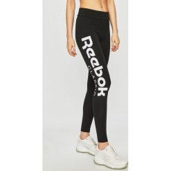 Reebok Classic - Legginsy. Czarne spodnie damskie Reebok Classic, s, z nadrukiem, z bawełny. W wyprzedaży za 159,90 zł.