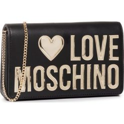 Torebka LOVE MOSCHINO - JC4248PP0AKI100A Nero/Platino. Czarne torebki klasyczne damskie Love Moschino, bez wzorów, ze skóry ekologicznej, eleganckie, bez dodatków. W wyprzedaży za 389,00 zł.