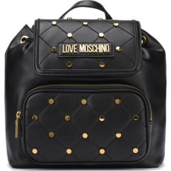 Love Moschino Plecak Czarny. Czarne plecaki damskie Love Moschino, w paski, z materiału. Za 981,95 zł.