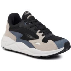 Sneakersy SPRANDI - WP40-9495Z Black. Czarne półbuty damskie Sprandi, bez wzorów, ze skóry ekologicznej, bez obcasa, na płaskiej podeszwie, bez zapięcia. Za 139,99 zł.