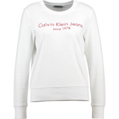Bluzy damskie: Calvin Klein Jeans HALIA INSTITUTIONAL Bluza bright white