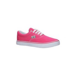 Buty Casu Różowe trampki sznurowane 086. Czerwone trampki i tenisówki damskie Casu. Za 39,99 zł.