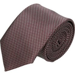 Krawaty męskie: krawat platinum bordo classic 217