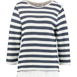 Swetry klasyczne damskie: Cartoon Sweter cream/blue