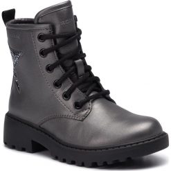 Trapery GEOX - J Casey G. G J9420G 000NF C9002 S Dk Grey. Szare śniegowce dziewczęce Geox, bez zapięcia. W wyprzedaży za 219,00 zł.