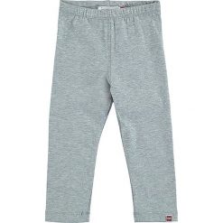 Legginsy dziewczęce: Legginsy „Papina” w kolorze jasnoszarym
