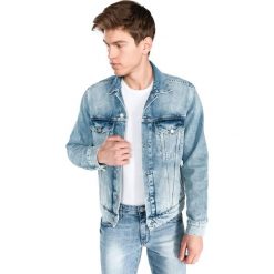 Pepe Jeans Pinner Kurtka Niebieski. Niebieskie płaszcze męskie Pepe Jeans, na wiosnę, xxl, bez wzorów, z bawełny, vintage, bez kaptura. Za 533,95 zł.