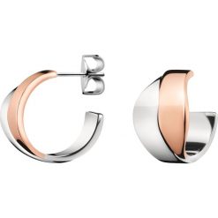 Calvin Klein Kolczyki Srebrny. Szare kolczyki damskie Calvin Klein, srebrne. Za 392,95 zł.