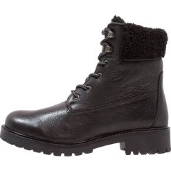 Mint&berry Botki sznurowane black. Czarne botki damskie skórzane marki mint&berry. Za 379,00 zł.