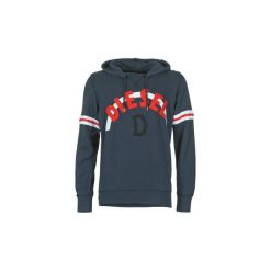 Bluzy Diesel S JOE HOOD. Niebieskie bluzy męskie Diesel, s, bez wzorów, bez kołnierzyka, bez rękawów, bez kaptura. Za 249,00 zł.