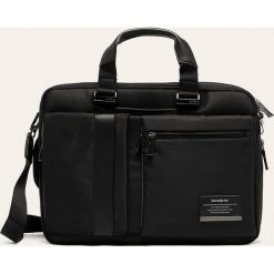 Samsonite - Torba. Czarne torby na laptopa Samsonite, w paski, z poliesteru. Za 749,90 zł.