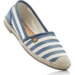 Tomsy damskie: Espadryle Mustang bonprix niebiesko-biały w paski