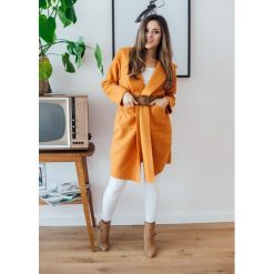 Płaszcz Isabelle orange. Pomarańczowe kurtki damskie . Za 99,90 zł.