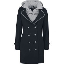 Miasteczko Halloween Jack Face Płaszcz damski czarny/szary. Szare płaszcze damskie marki Miasteczko Halloween, m, z nadrukiem. Za 164,90 zł.