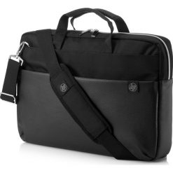 Torba HP Pavilion Accent 15.6 cali Czarno-srebrny. Szare torby na laptopa HP, w paski. Za 99,90 zł.