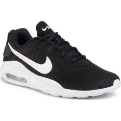 Buty NIKE - Air Max Oketo AQ2231 002 Black/White. Czarne półbuty damskie Nike, na co dzień, bez wzorów, ze skóry, bez obcasa, na płaskiej podeszwie, bez zapięcia. Za 319,00 zł.