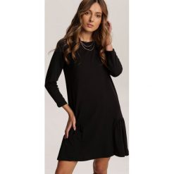 Czarna Sukienka Zarinsyss. Czarne sukienki damskie Renee, xl, bez wzorów, bez kołnierzyka, bez rękawów, mini. Za 69,99 zł.