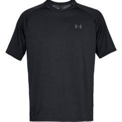 Under Armour Tech 2.0 Short Sleeve 1326413-001. Czarne t-shirty męskie s, z poliesteru. W wyprzedaży za 99,99 zł.