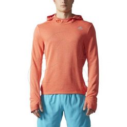 Bluza męska adidas BK3150. Pomarańczowe bluzy męskie Adidas, s, bez wzorów, z poliesteru, z kapturem, z długim rękawem, długie, z kapturem. Za 189,00 zł.