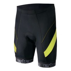 Etape Spodenki Rowerowe Profi Pas Black/Yellow Fluo M. Żółte spodenki sportowe męskie marki Etape, m, w paski, sportowe, na fitness i siłownię. W wyprzedaży za 159,00 zł.
