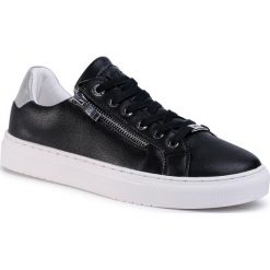 Sneakersy MEXX - Ellenore MXQP0244W Black 1000. Czarne półbuty damskie Mexx, bez wzorów, ze skóry ekologicznej, bez obcasa, bez zapięcia. Za 299,00 zł.