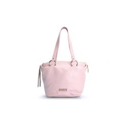 Torby shopper Patrizia Pepe 2V6846/A20P-I2F4. Różowe torby damskie na zakupy Patrizia Pepe, bez wzorów, bez dodatków. Za 579,00 zł.