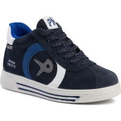 Sneakersy PRIMIGI - GORE-TEX 4375822 M Navy. Niebieskie trampki chłopięce Primigi, bez wzorów, ze skóry, na sznurówki. W wyprzedaży za 229,00 zł.