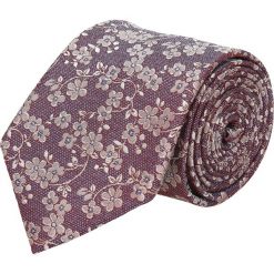 Krawaty męskie: krawat platinum czerwony classic 230