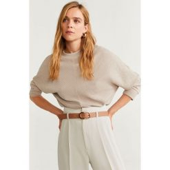 Mango - Sweter Farrel. Swetry damskie Mango, m, bez wzorów, z elastanu, z krótkim rękawem, krótkie, bez kaptura. Za 119,90 zł.