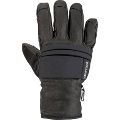 Rękawiczki "Zermatt Undercuff" w kolorze czarnym. Czarne rękawiczki męskie Marmot, z materiału. W wyprzedaży za 227,95 zł.