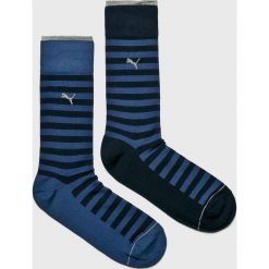 Puma - Skarpety (2-Pack). Szare skarpetki męskie Puma, bez wzorów, z elastanu. W wyprzedaży za 29,90 zł.