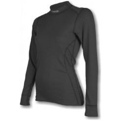 Sensor Golf Termoaktywny Double Face Evo Black M. Czarne bluzki sportowe damskie marki Sensor, m, z golfem. Za 115,00 zł.