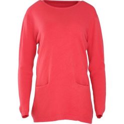 Koralowy Sweter Morning Drizzle. Pomarańczowe bez kategorii Born2be, xxl, z okrągłym kołnierzem. Za 59,99 zł.