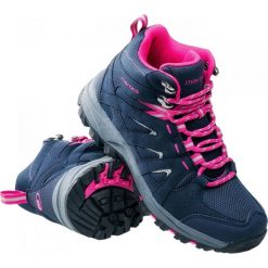 Buty trekkingowe damskie: MARTES Buty damskie DUNLAND MID WO’S navy/fuchsia/light grey r. 39