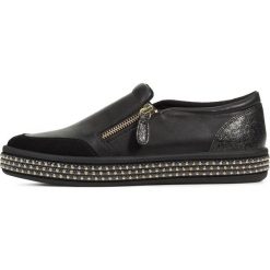 Geox tenisówki damskie Leelu D94FFF 08554 40.0 czarny. Czarne trampki i tenisówki damskie Geox, bez wzorów, na zamek. Za 479,00 zł.