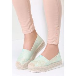 Espadryle damskie: Zielone Espadryle You Will Win