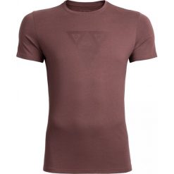 T-shirt męski TSM624 - brąz - Outhorn. Koszulki męskie Outhorn, m, z nadrukiem, z bawełny, bez kołnierzyka, bez rękawów. W wyprzedaży za 29,99 zł.