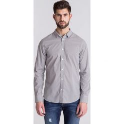 Biało-czarna koszula męska we wzór. Koszule męskie Armani Exchange. Za 135,60 zł.