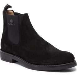 Sztyblety GANT - Oscar 19653922 Black G00. Czarne sztyblety męskie GANT, ze skóry, bez zapięcia. W wyprzedaży za 489,00 zł.