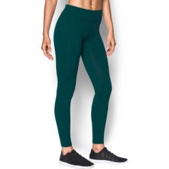 Spodnie dresowe damskie: Under Armour Spodnie damskie Mirror Legging zielone r. M (1302261-919)