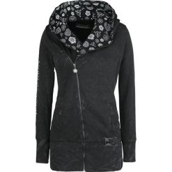 Bluzy damskie: Supernatural Family Business Bluza z kapturem rozpinana damska ciemnoszary