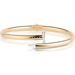 PROMOCJA Bransoletka - , Brylant 0,14ct. Żółte bransoletki męskie W.KRUK, złote. W wyprzedaży za 2195,00 zł.