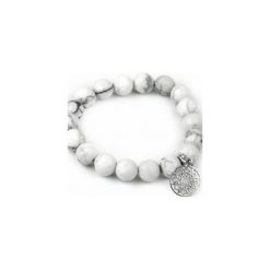 Bransoletka Howlit srebro. Białe bransoletki damskie Brazi druse jewelry, srebrne. Za 130,00 zł.