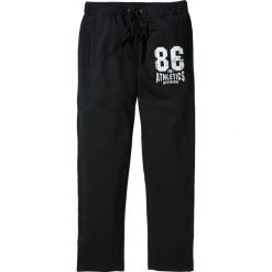 Spodnie sportowe bonprix czarny. Czarne spodnie męskie bonprix, s, bez wzorów, sportowe. Za 74,99 zł.