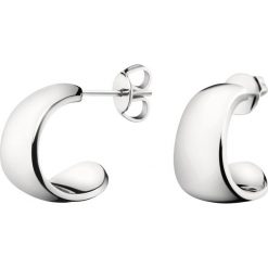 Calvin Klein Kolczyki Srebrny. Szare kolczyki damskie Calvin Klein, srebrne. Za 273,95 zł.
